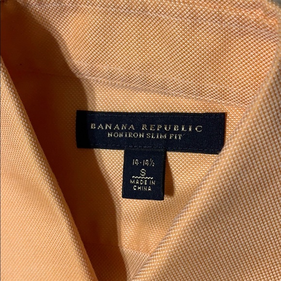 Banana Republic Non-Iron Slim Fit S 14 - 14 1/2 - Picture 6 of 6